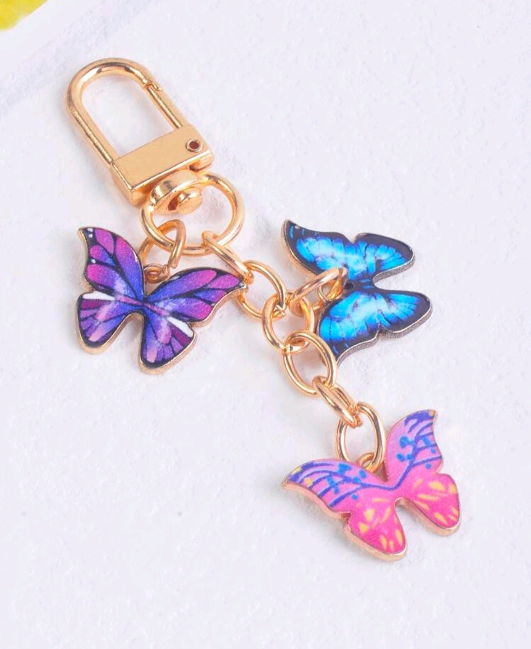 Tiny Butterfly Bag Charm