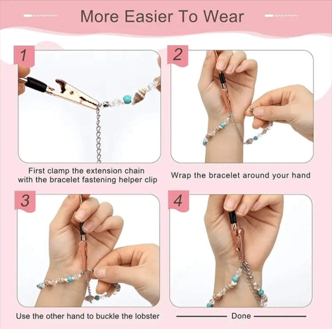Bracelet Assistant Wear Clip – One-Handed Jewelry Fastener Tool
