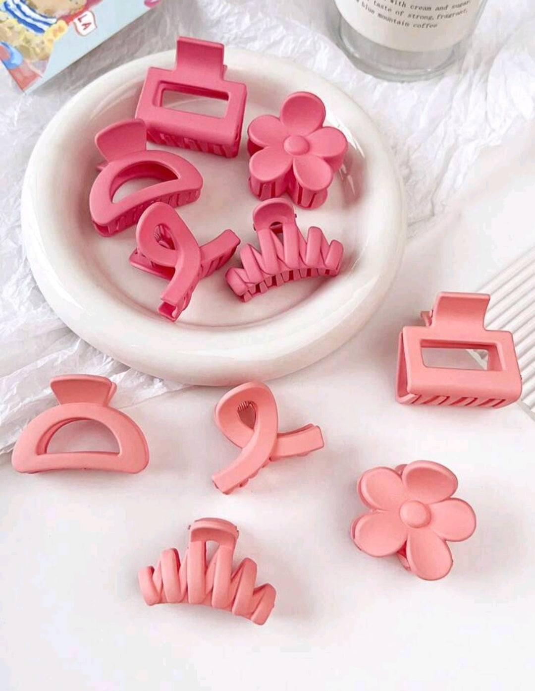 Pink Hair Claw Clip – 9 Unique Designs
