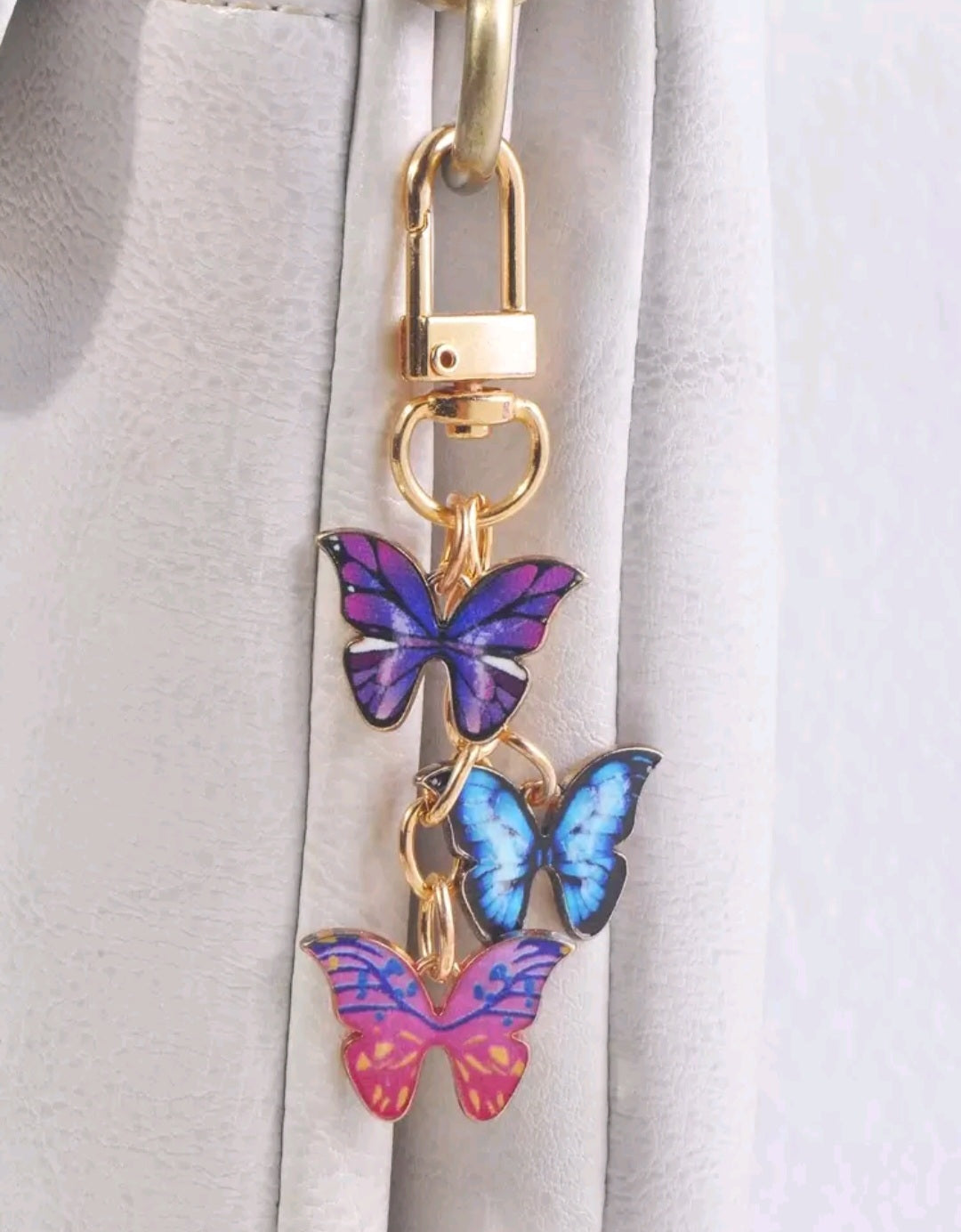Tiny Butterfly Bag Charm