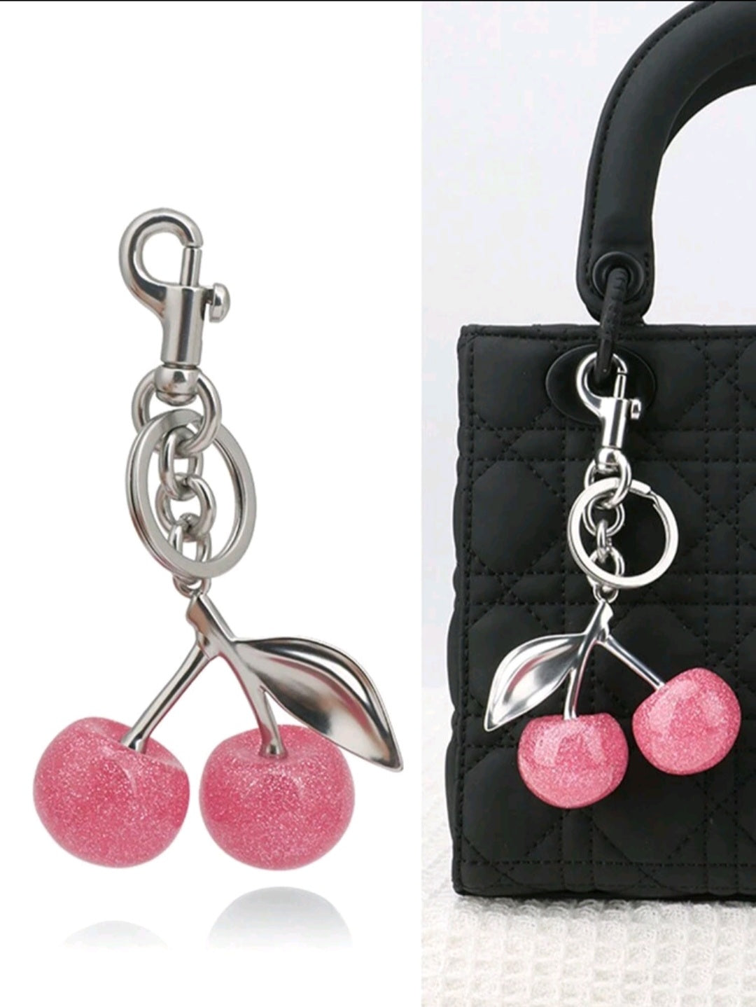 Pink Cherry Charm