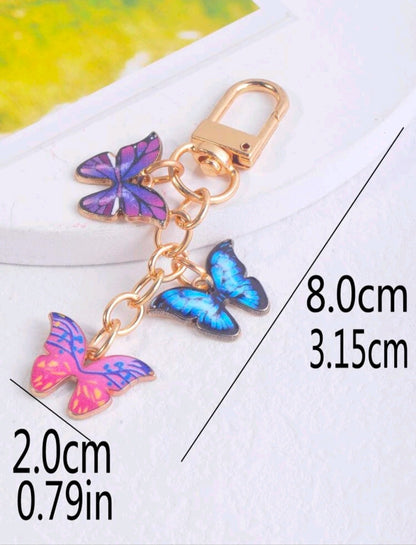 Tiny Butterfly Bag Charm