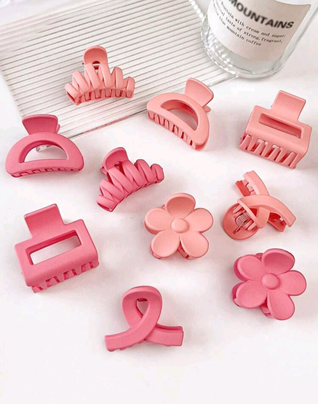 Pink Hair Claw Clip – 9 Unique Designs